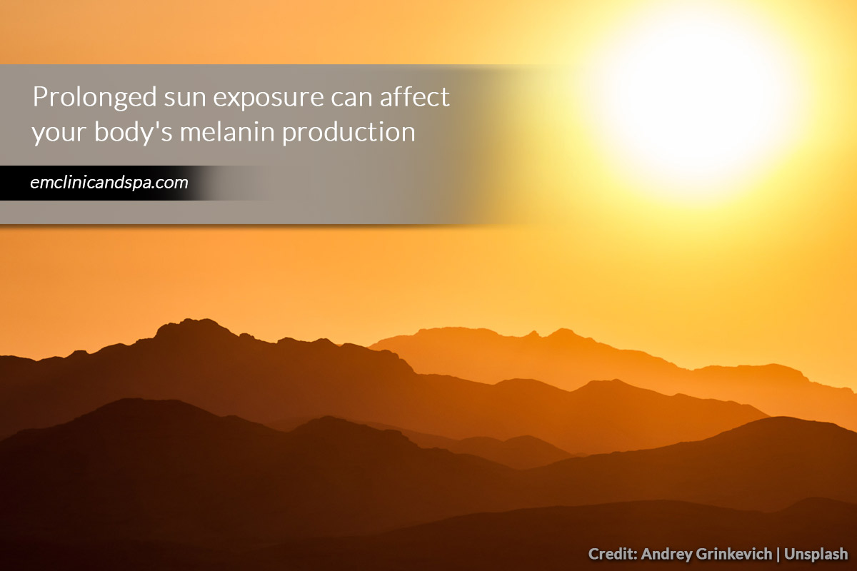 Prolonged sun exposure